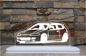 Moldura / Candeeiro com luz de presença - Honda Civic EG