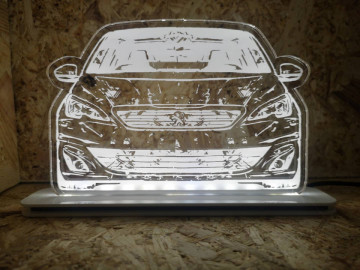 Moldura / Candeeiro com luz de presença - Peugeot 308