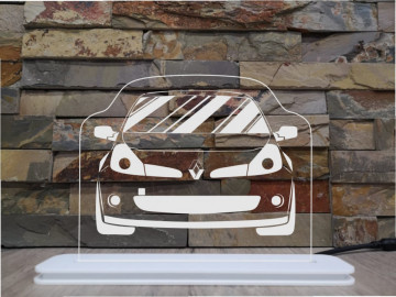 Moldura / Candeeiro com luz de presença - Renault Clio 3