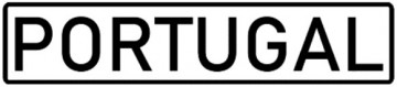 Placa de Matrícula Rectangular em Acrílico - DECORATIVA