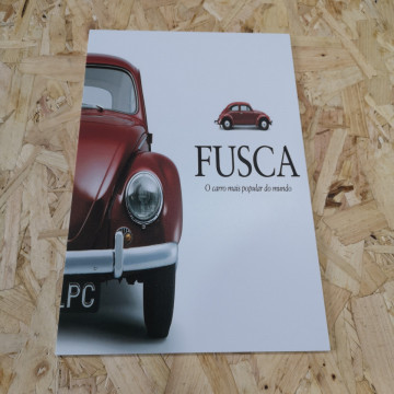 Placa Decorativa em PVC - Vw Carocha Fusca