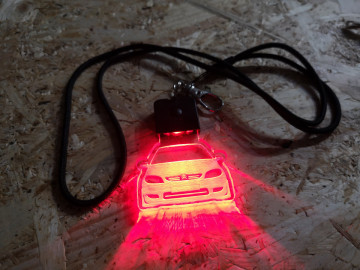 Porta Chaves com luz Multicor com Citroen saxo
