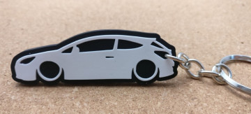 Porta Chaves com silhueta de Opel Astra J