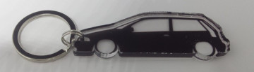 Porta Chaves de Acrílico com silhueta de Fiat Punto