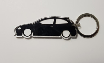 Porta Chaves de Acrílico com silhueta de Seat Ibiza 6L