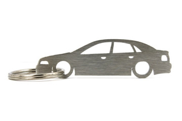 Porta Chaves em inox com silhueta com Audi A4 B5 limousine