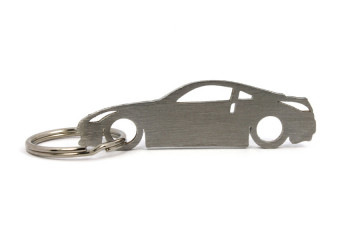 Porta Chaves em inox com silhueta com Nissan 350z