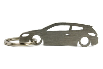 Porta Chaves em inox com silhueta com Volkswagen Scirocco MK3