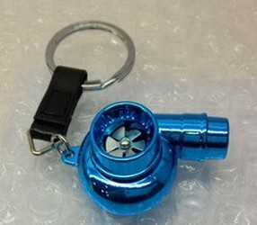 Porta Chaves - Turbo (funcional) - Azul Cromado