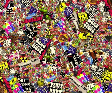 Sticker Bomb - Cartoons 6 - 29x24cm