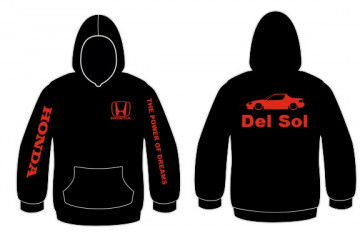 Sweatshirt com capuz para Honda del sol