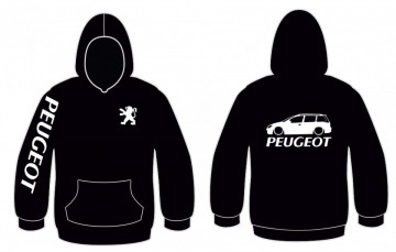 Sweatshirt com capuz para Peugeot 206 SW