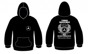 Sweatshirt com capuz Todos Nascemos (Mercedes)