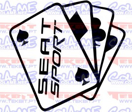Autocolante- Cartas Seat Sport