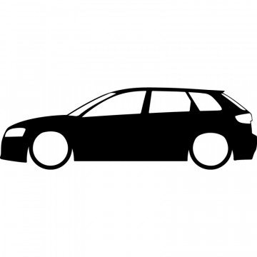 Autocolante com Audi A3 8pa