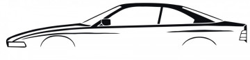 Autocolante com BMW E31 serie 8