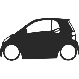 Autocolante com silhueta Smart