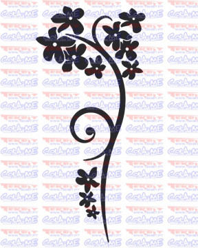 Autocolante - Flores