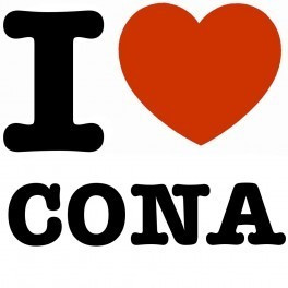 Autocolante - I Love Cona