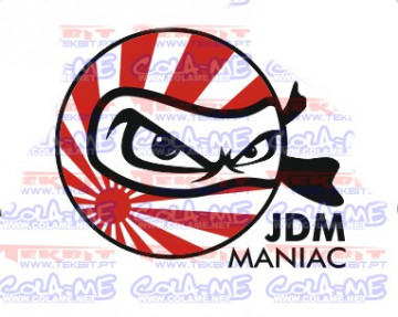 Autocolante Impresso - JDM Maniac