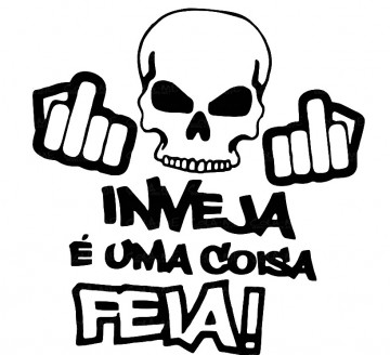 Autocolante - Inveja é uma coisa feia!