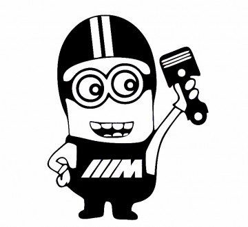Autocolante - Minion para Pack M