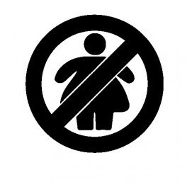 Autocolante - No Fat Chick