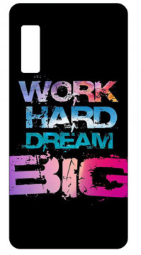 Capa de telemóvel com Work hard dream big