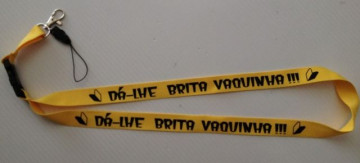 Fita Porta Chaves com Dá-lhe brita vaquinha