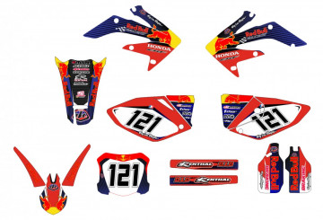 Kit Autocolantes Para Honda CRF 250x 04-13