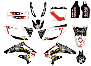 Kit Autocolantes Para HONDA CRF 450 02 04