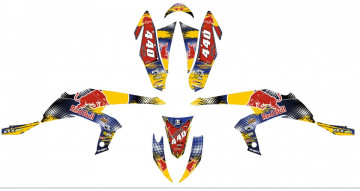 Kit Autocolantes Para Kawasaki KFX 450