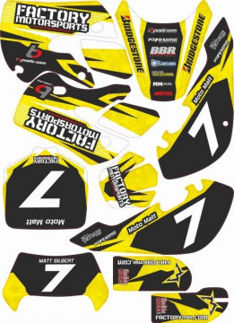 Kit Autocolantes Para Kawasaki KLX 110