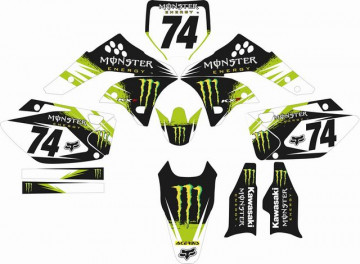 Kit Autocolantes Para Kawasaki KXF 450 06-08