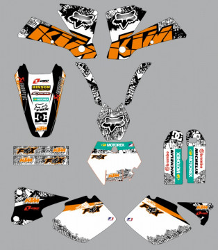 Kit Autocolantes Para KTM SX MX 01-03