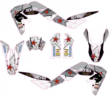 Kit Autocolantes Para Moto - Aprilia SXV RXV MXV 450 550