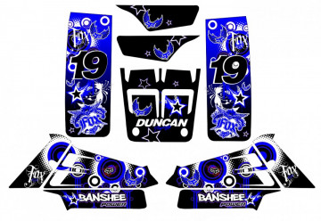 Kit Autocolantes Para Yamaha Banshee 350