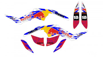 Kit Autocolantes Para Yamaha Raptor 350