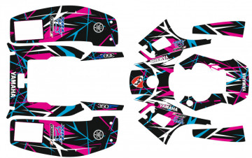 Kit Autocolantes Para Yamaha Warrior 350
