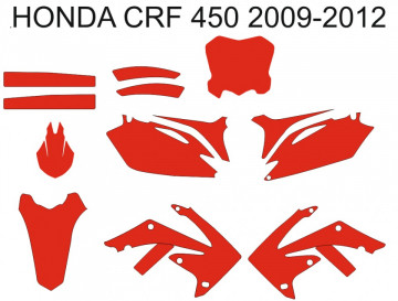 Molde - Honda CRF 450 2009 2010 2011 2012