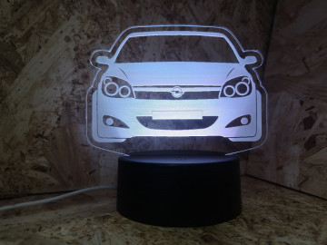Moldura / Candeeiro com luz de presença - Opel Astra H