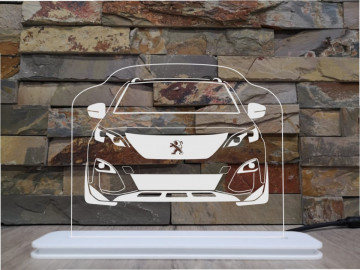 Moldura / Candeeiro com luz de presença - Peugeot 3008