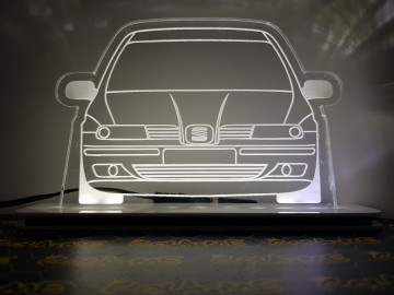 Moldura / Candeeiro com luz de presença - Seat Leon 1M