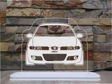 Moldura / Candeeiro com luz de presença - Seat Leon 1M