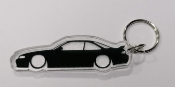 Porta Chaves de Acrílico com silhueta de Nissan 240SX