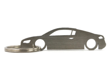 Porta Chaves em inox com silhueta com Audi R8