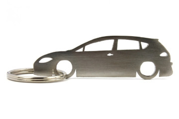 Porta Chaves em inox com silhueta com Seat Leon 1P 5P