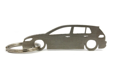 Porta Chaves em inox com silhueta com Volkswagen Golf MK7 5P