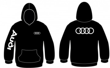 Sweatshirt com capuz para Audi