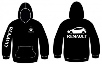 Sweatshirt com capuz para Renault Clio 3